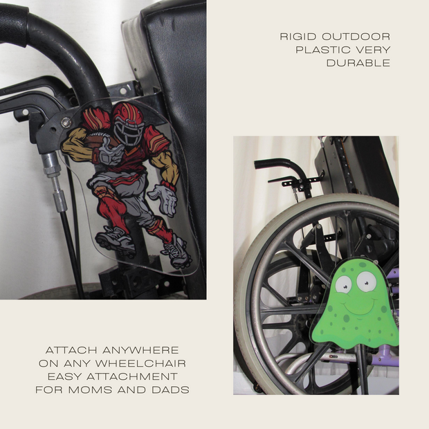 Green Robot Wheelchair Decoration