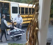OS Police Car Wheelchair Costume Child's