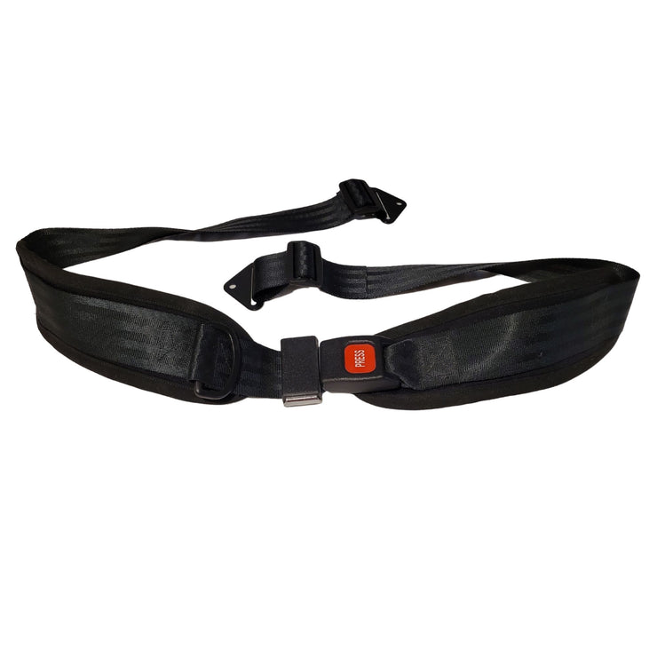 Wheelchair Padded Seat Belt Auto Style Metal Buckle Positioning Belt
