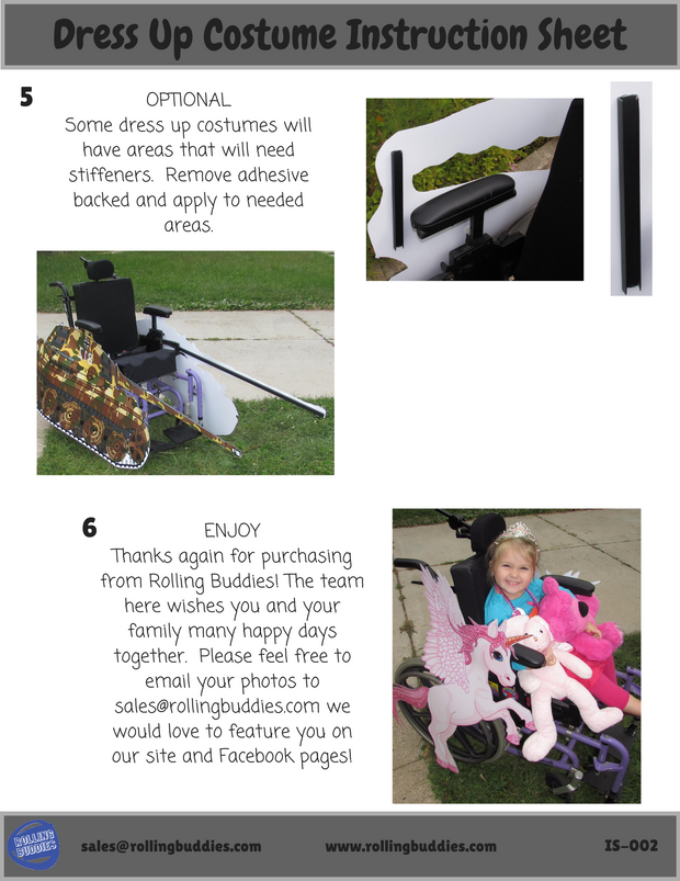 Dune Buggy Wheelchair Costume Child's