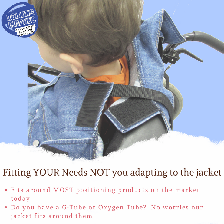 Wheelchair Jean Adaptive Jacket