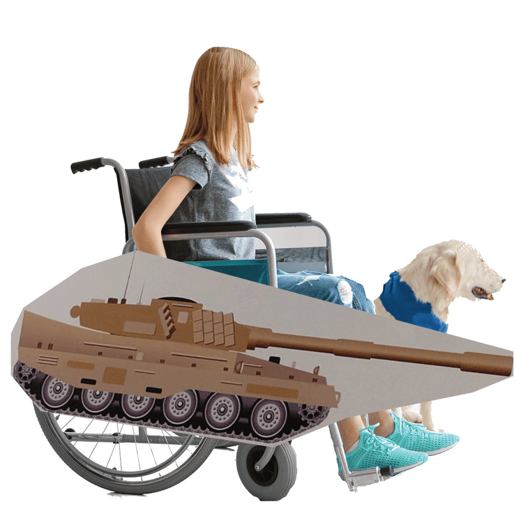 American Tank Wheelchair Costume Child's