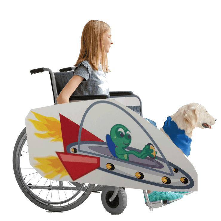 Alien Spaceship Wheelchair Costume Child's