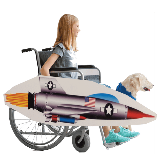 American Fighter Jet Wheelchair Costume Child's