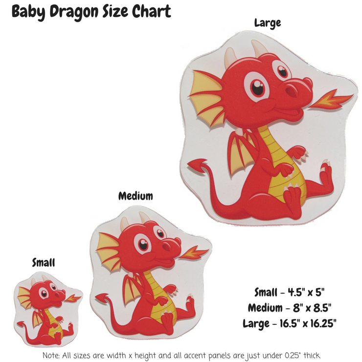 Baby Dragon Decoration Panel