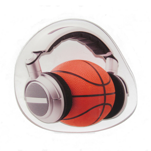 Headphone Basketball Decoration Panel