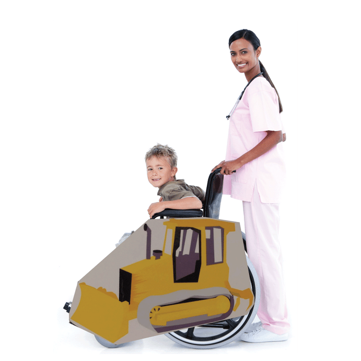 Bulldozer Wheelchair Costume Child's