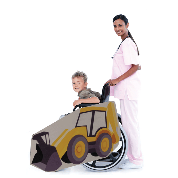 Backhoe Wheelchair Costume Child's