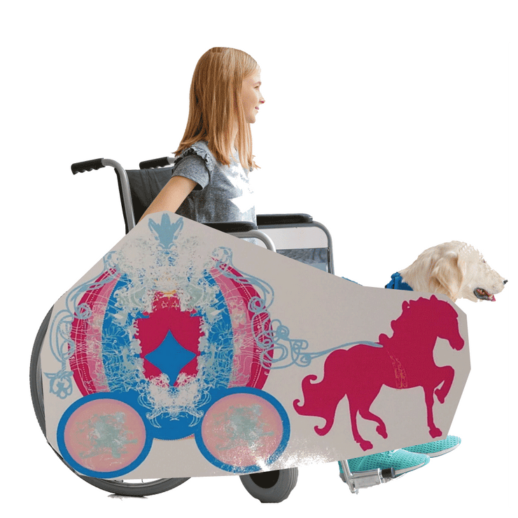 OS Princess Horse and Buggy 2 Wheelchair Costume Child's