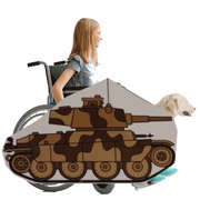 Camo Tank Wheelchair Costume Child's