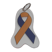 Caregivers Awareness Ribbon Keychain