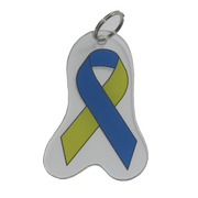 Down Syndrome Awareness Ribbon Keychain