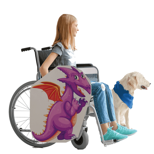 Purple Dragon Wheelchair Costume Child's