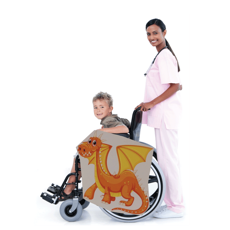 Orange Dragon Wheelchair Costume Child's