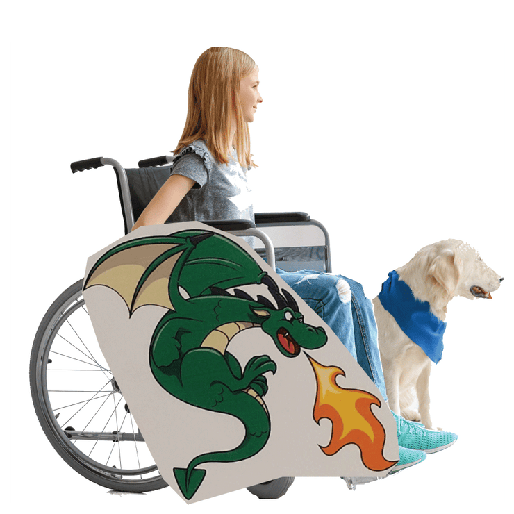 Green Dragon Wheelchair Costume Child's