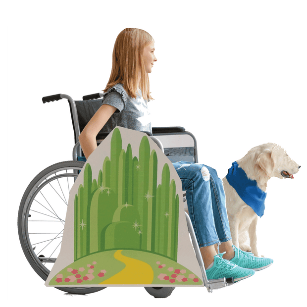 Emerald City and Yellow Brick Road Wheelchair Costume Child's