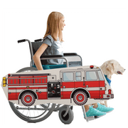 Fire Truck Wheelchair Costume Child's