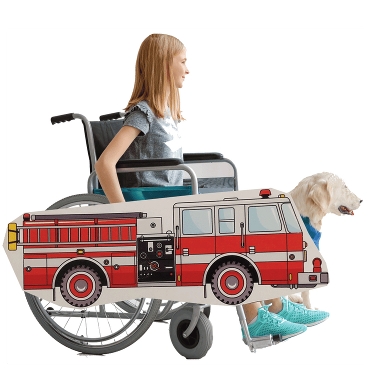 Fire Truck Wheelchair Costume Child's