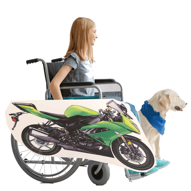 Motorcycle Wheelchair Costume Child's