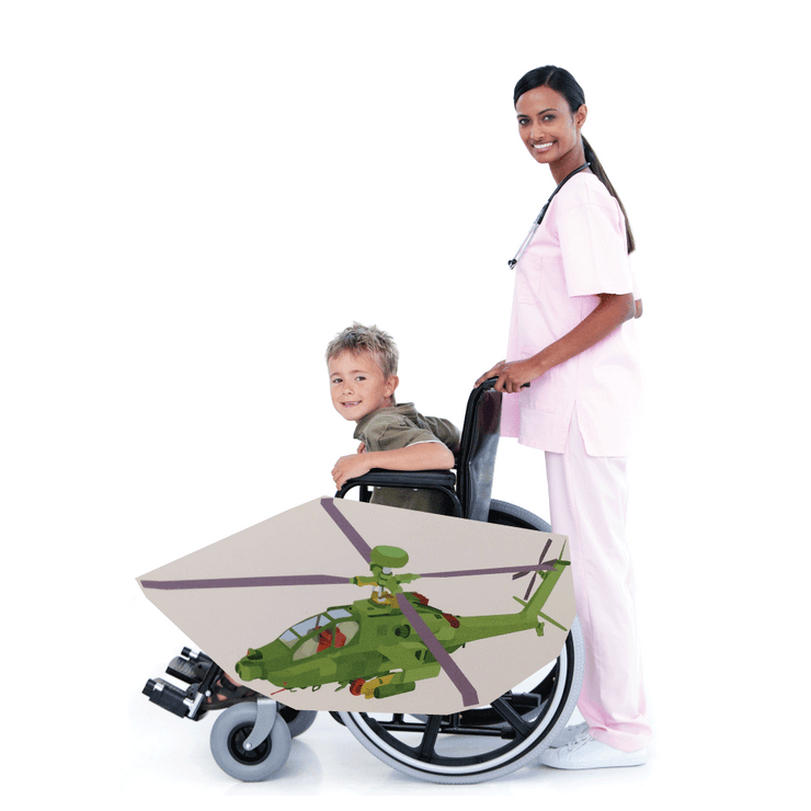 Green Helicopter Wheelchair Costume Child's