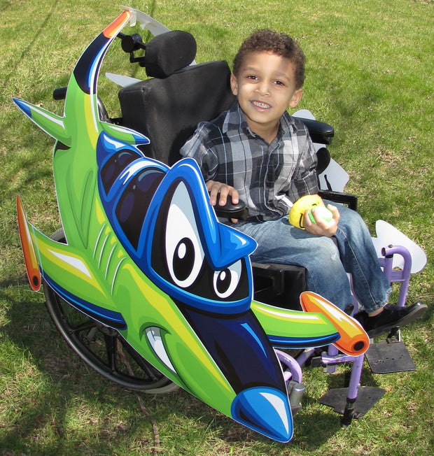 Fighter Jet Wheelchair Costume Child's