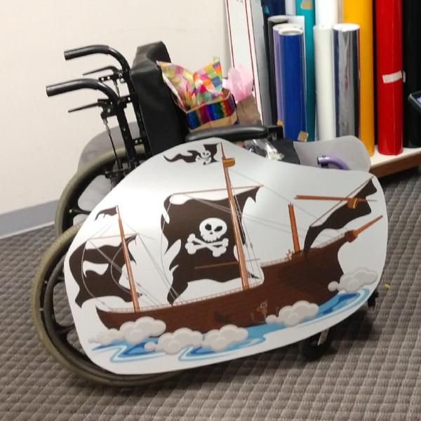 Pirate Ghost Ship Wheelchair Costume Child's