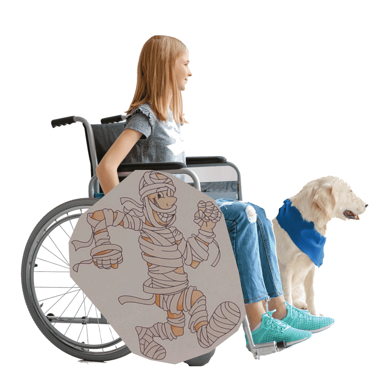 Mummy Wheelchair Costume Child's