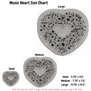 Musical Heart Decoration Panel