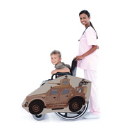 Military Transport Truck Wheelchair Costume Child's