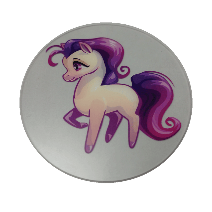 purple cartoon pony decoration