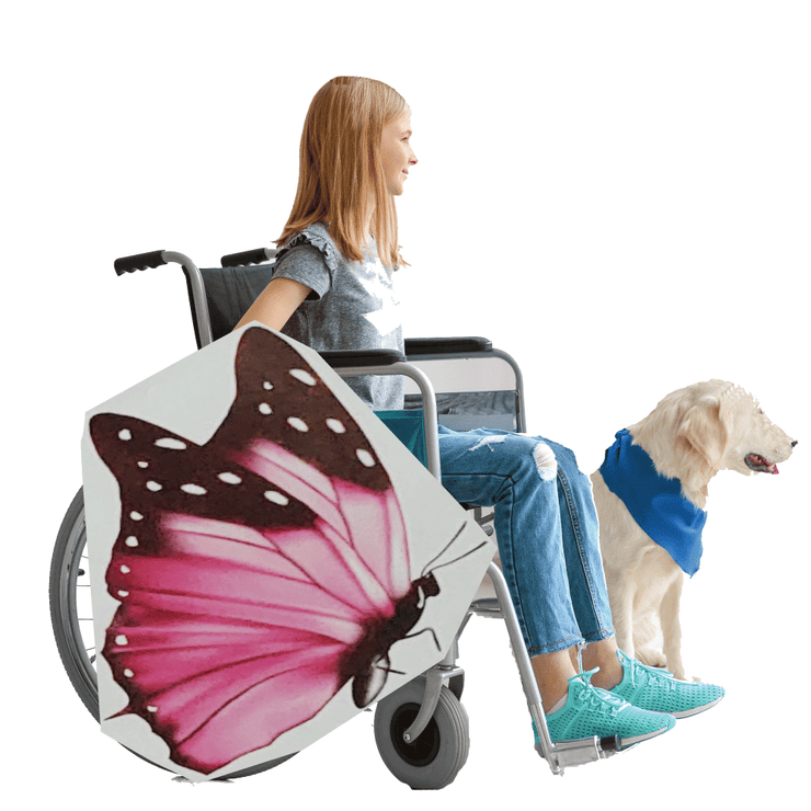 Pink Butterfly Wheelchair Costume Child's