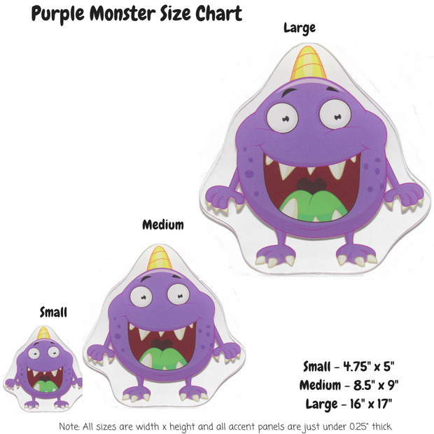 Purple Monster Decoration Panel