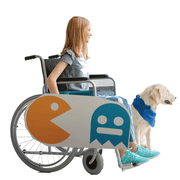 Pac gets Ghost Wheelchair Costume Child's