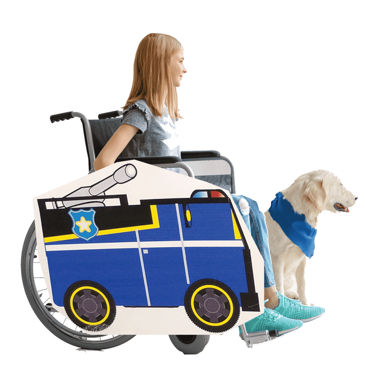 Paw Patrol Lookalike Wheelchair Costume Child's