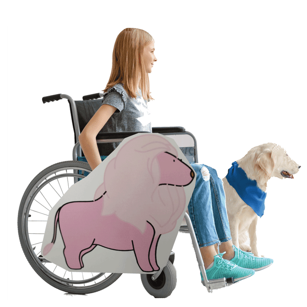 Pink Lion Lookalike from Steven Universe Wheelchair Costume Child's