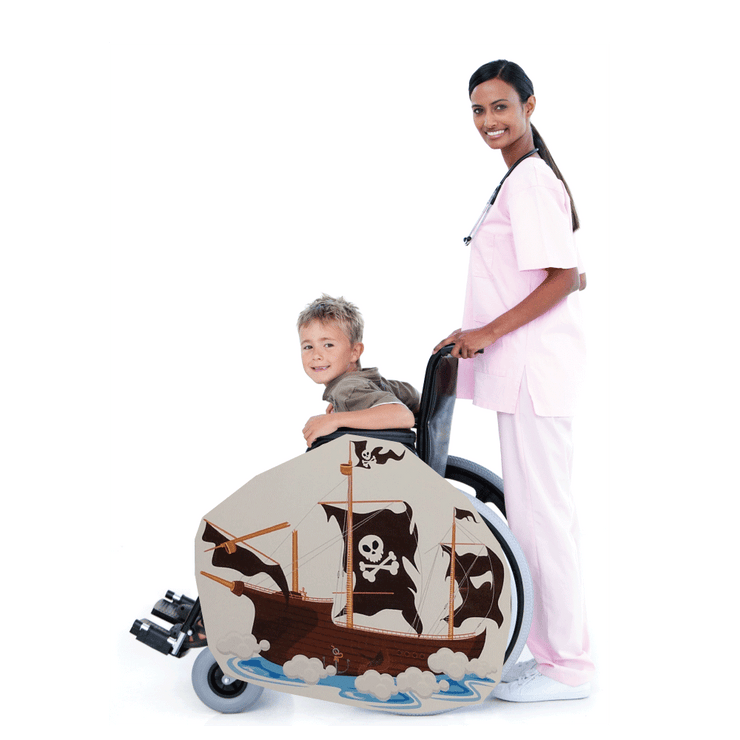 Pirate Ghost Ship Wheelchair Costume Child's