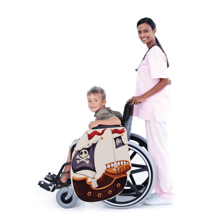 OS Pirate Ship Wheelchair Costume Child's