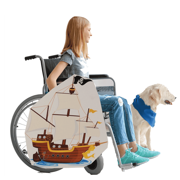 Pirate Ship Mermaid Wheelchair Costume Child's
