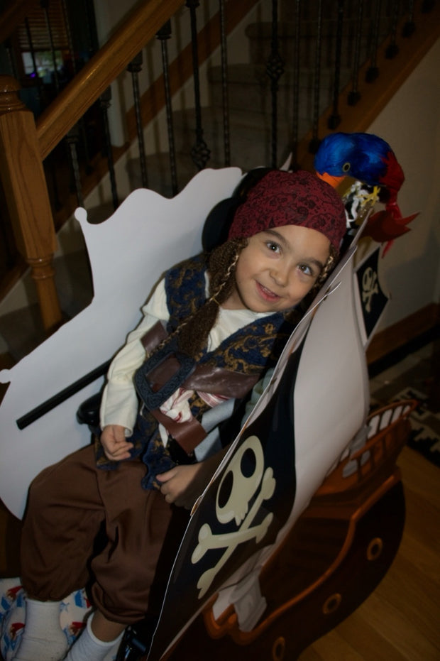 Pirate Ship Wheelchair Costume Child's