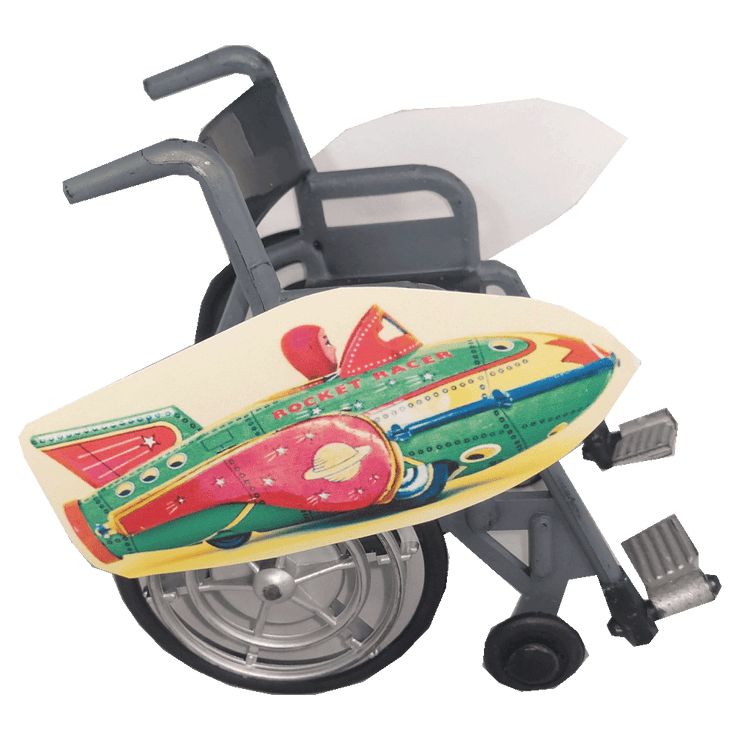 Rolling Rocket Wheelchair Costume Child's