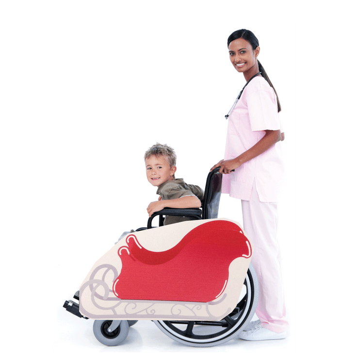 OS Santa's Sleigh Wheelchair Costume Child's