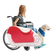OS Santa's Sleigh Wheelchair Costume Child's