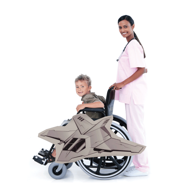 Space Cruiser C Wheelchair Costume Child's