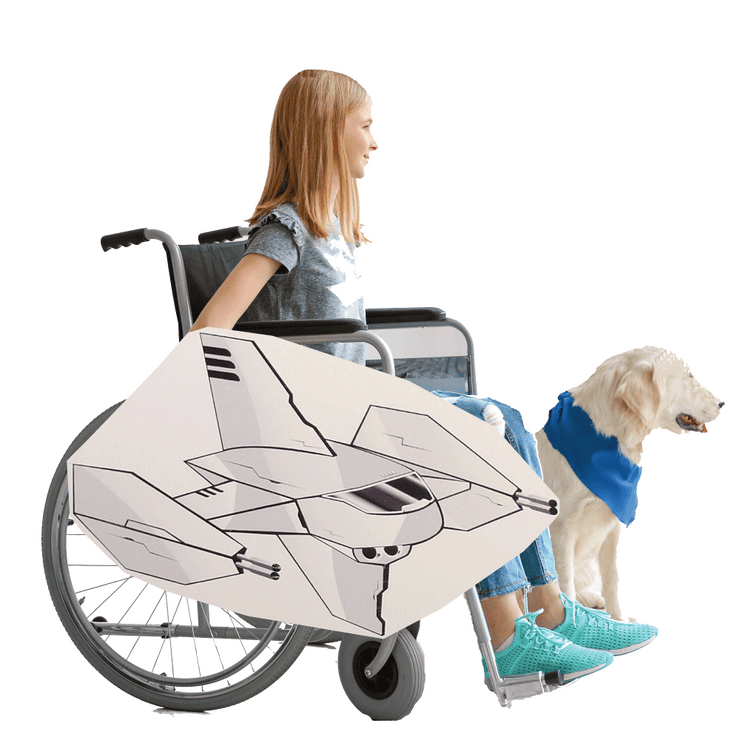 Space Wars 1 Wheelchair Costume Child's