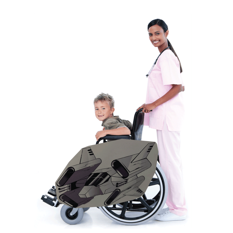 All Thrusters Fighter Jet Wheelchair Costume Child's