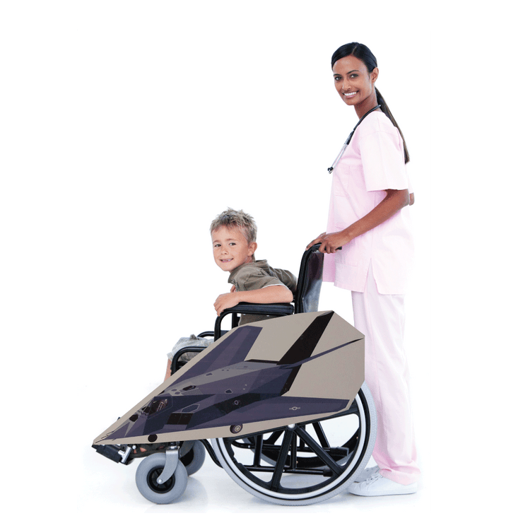 Stealth Fighter Jet Wheelchair Costume Child's