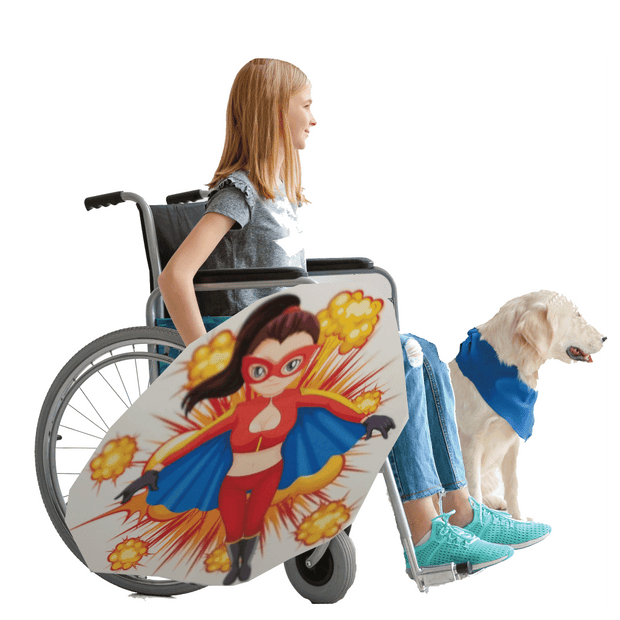 Super Lady Wheelchair Costume Child's