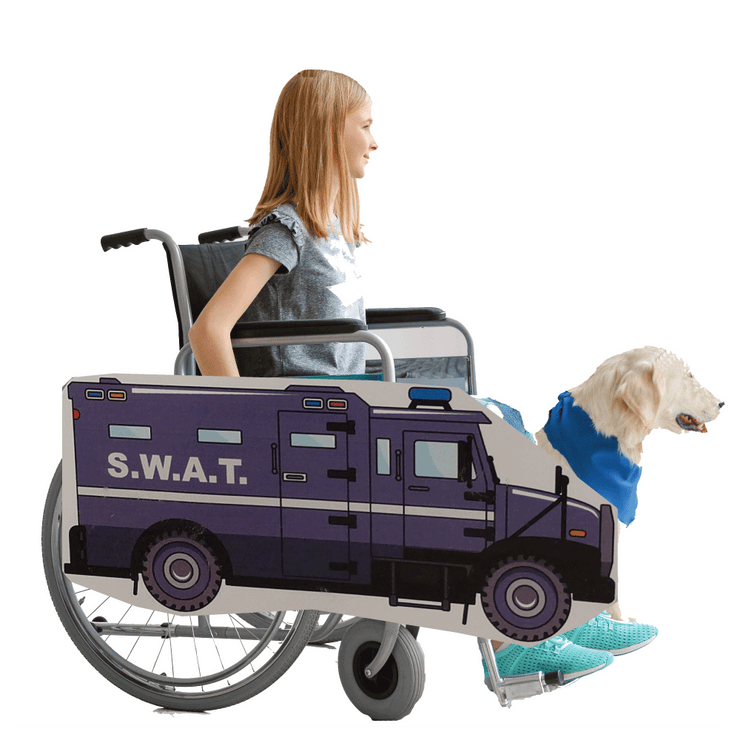 SWAT Truck Wheelchair Costume Child's