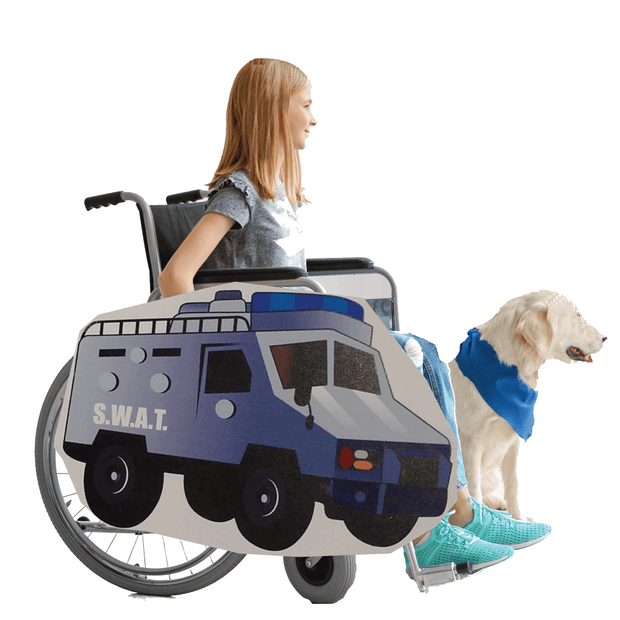 SWAT Truck 2 Wheelchair Costume Child's