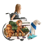 Tank and Kids Wheelchair Costume Child's